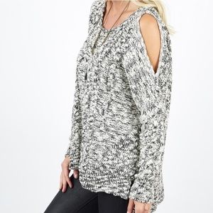Evereve Cold Shoulder Sweater